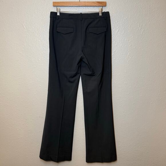 Theory Brand Women’s Wool Mid Rise Flare Dress Pants Gray Office Commute Size 6 - Picture 3 of 10